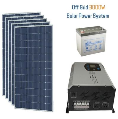 کیت های خانگی خورشیدی MPPT Controller SEC Solar Power با صفحه های کریستالی