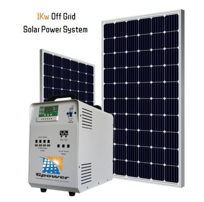 کیت ژنراتور برق خورشیدی GPOWER 1000Watt Roofop سیستم تولید انرژی تجدید پذیر