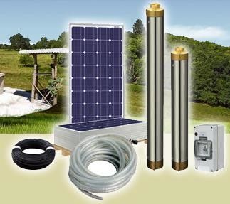 بدون پمپاژ سیستم پمپاژ آب خورشیدی با پانل PV با پمپ AC220V
