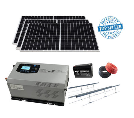 کیت های سیستم خورشیدی شبکه ای با ظرفیت 4 پانل Enphase 1kW DIY