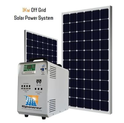 نصب کیت های خانگی خورشیدی شبکه 1KW خاموش برای خانه های کوچک